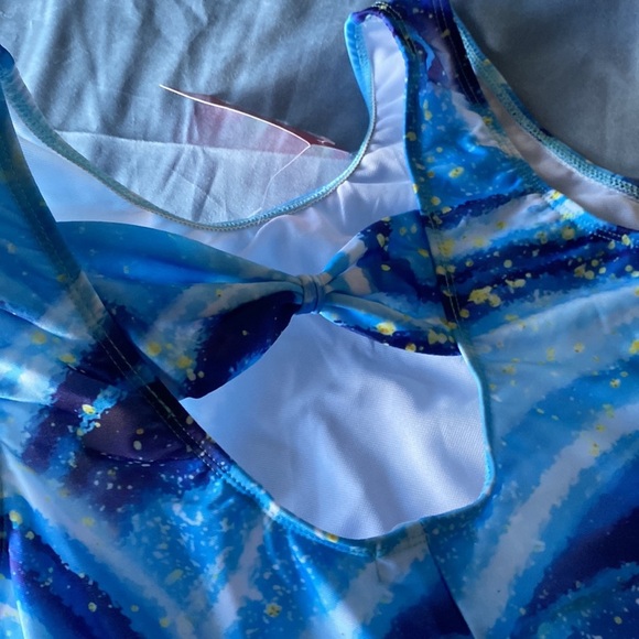 Jeskids 10/12 romper swimsuit with bow in back - Picture 11 of 16